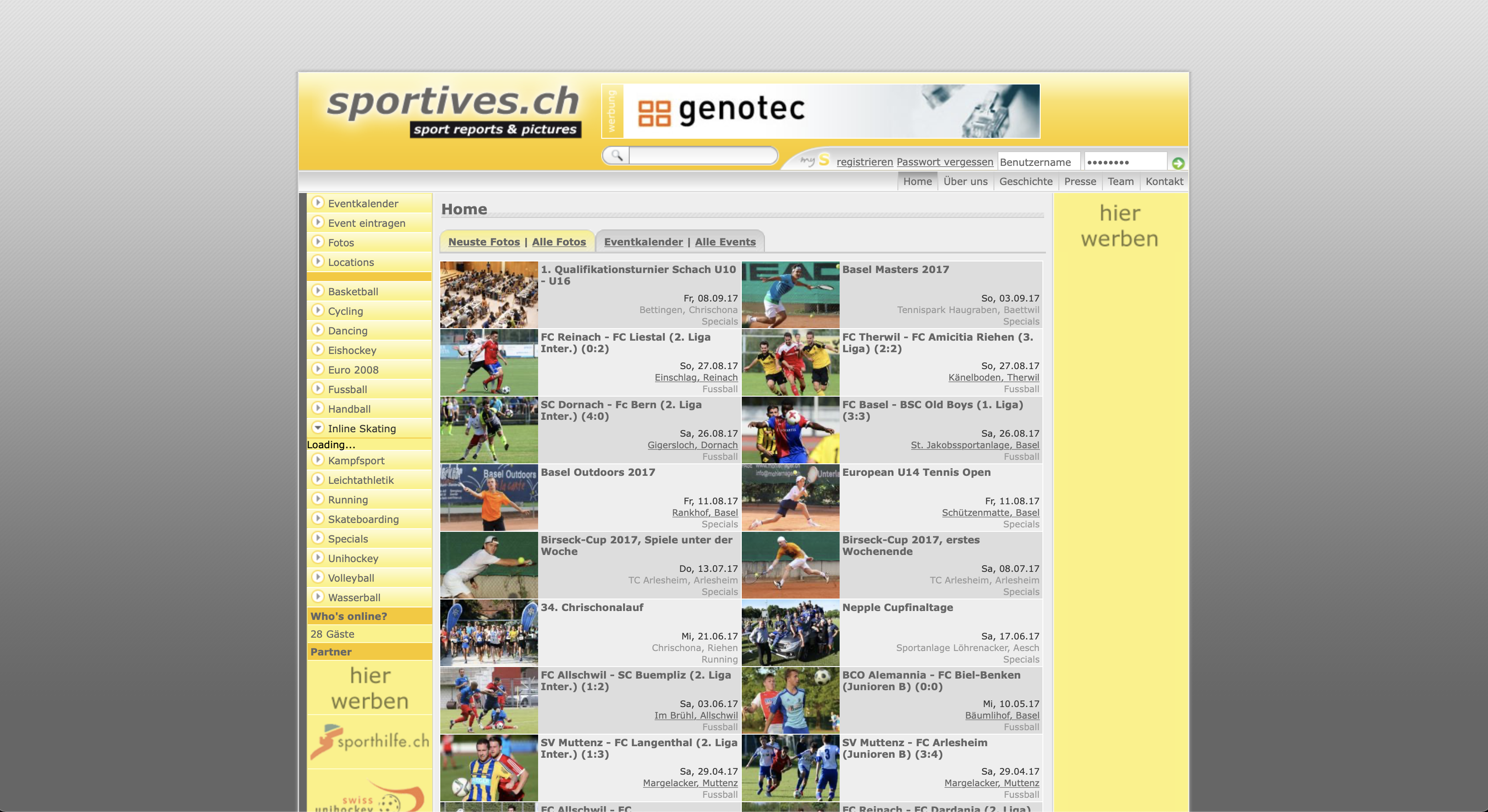 Sportives Screenshot